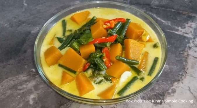 Resep Sayur Lodeh Labu Kuning, Ide Menu Makan Siang yang Sederhana