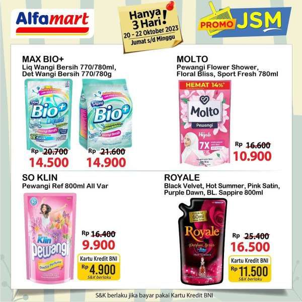 Katalog Promo JSM Alfamart Terbaru 20-22 Oktober 2023