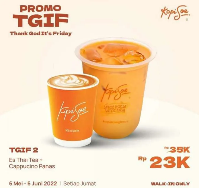 Promo Kopi Soe TGIF 2