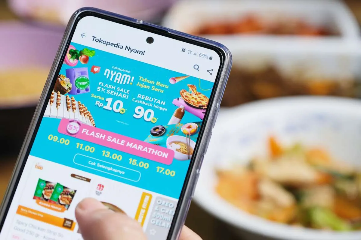 Tren penjualan makanan dan minuman di Tokopedia Nyam melonjak pesat selama 2020
