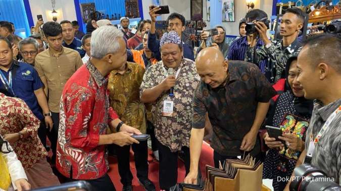 Booth UMK Binaan Pertamina di Event Hari UMKM Nasional Expo 2023 Banjir Pengunjung