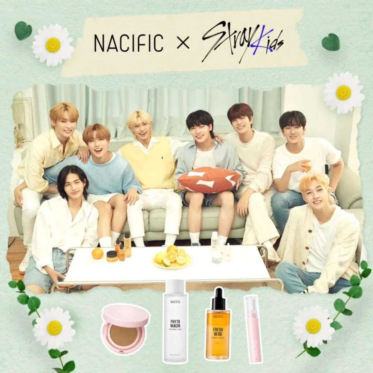 Promo Nacific, Free 1 Photocard Stray Kids untuk Setiap Pembelian 1 Makeup / Skincare