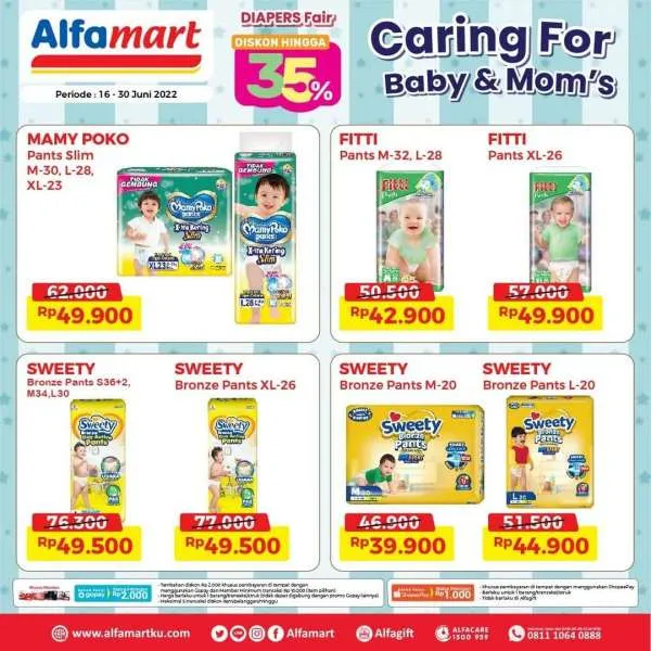 Promo Alfamart Diapers Fair Periode 16-30 Juni 2022
