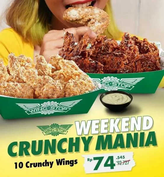 Promo Wingstop Paket Weekend Crunchy Mania 25-27 November 2922