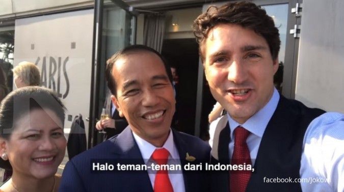 Jokowi Minta Dukungan PM Kanada untuk Percepatan Indonesia-Kanada CEPA