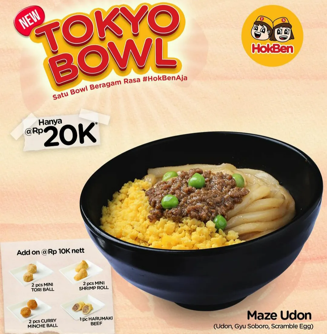 Promo Hokben menu baru Tokyo Bowl