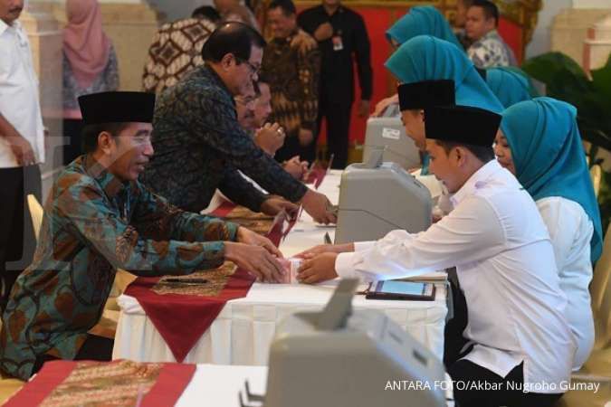 Jokowi bayar zakat mal Rp 55 juta di Istana Negara