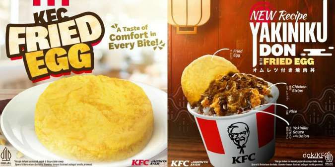 Promo KFC 1-31 Oktober 2024, Menu Baru Fried Egg dan Yakiniku Don Mulai Rp 10.000