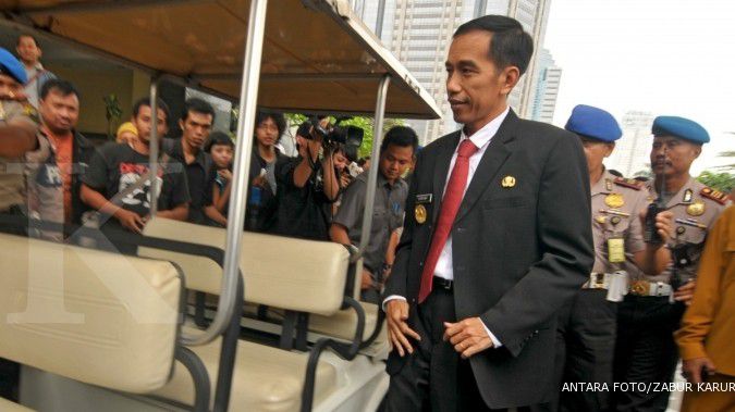 Jokowi bikin heboh di acara nikahan massal