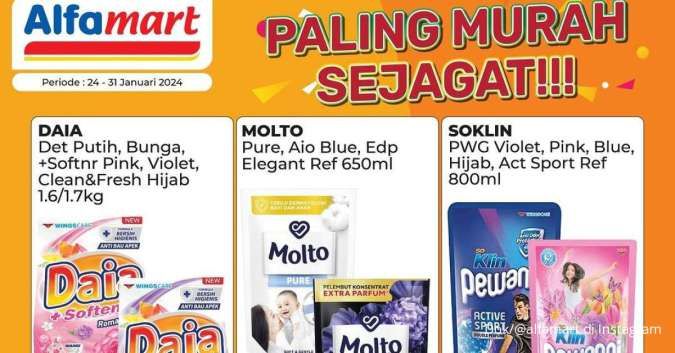 Promo Alfamart Paling Murah Terbaru Mulai Rp 4.500 Januari, Promo PSM Harga Spesial
