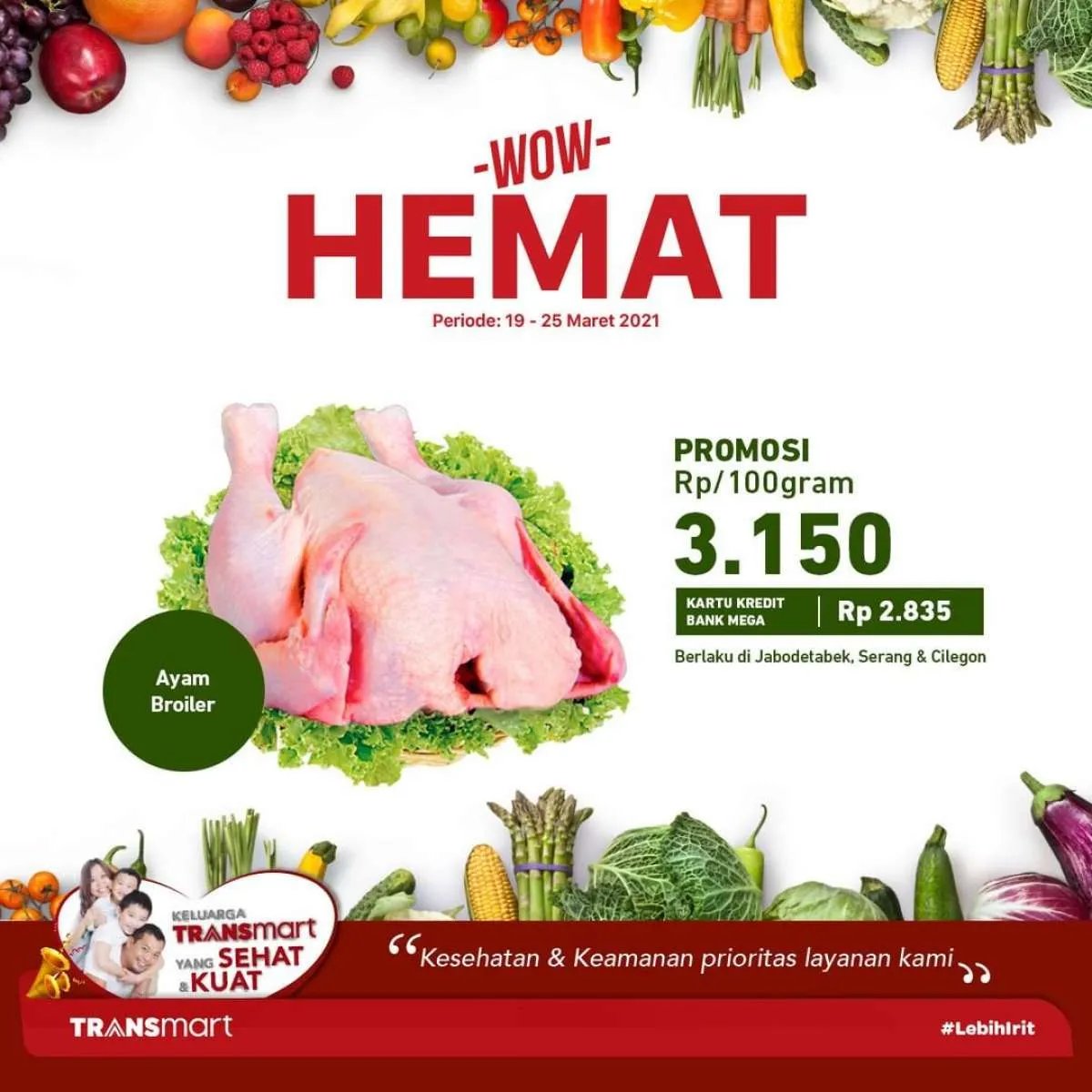 Promo Transmart Carrefour weekday 24 Maret 2021, cek penawaran program Wow Hemat!
