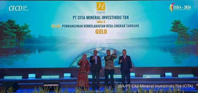 Penghargaan untuk CITA dari Pembangunan Desa Lingkar Tambang 