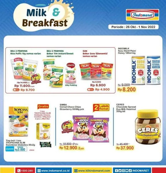 Promo Indomaret Super Hemat 26 Oktober-1 November 2022