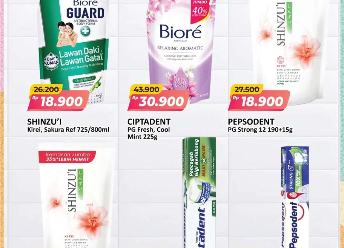 Promo JSM Alfamart Minggu 27 Juli 2025, Pepsodent dan Biore Lebih Hemat