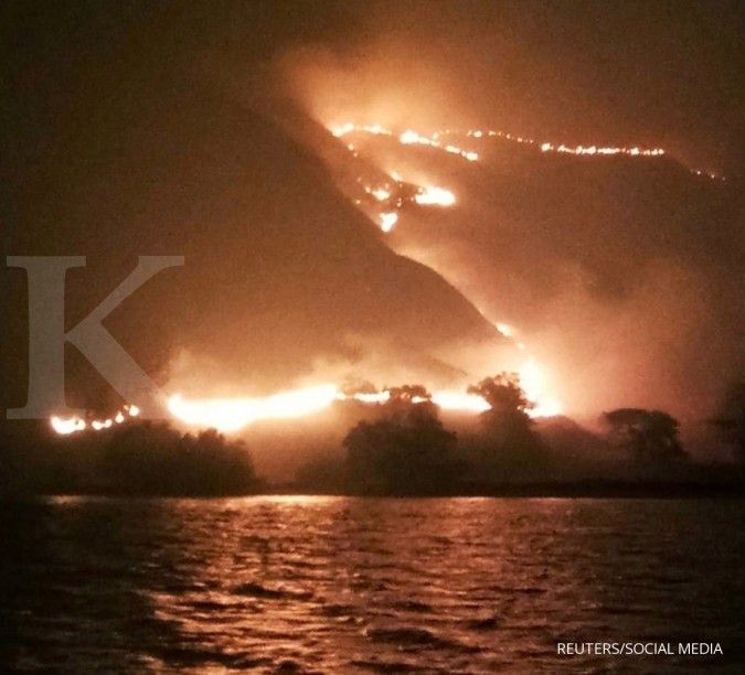 Proses penyidikan kebakaran, Gili Lawa Taman Nasional Komodo ditutup