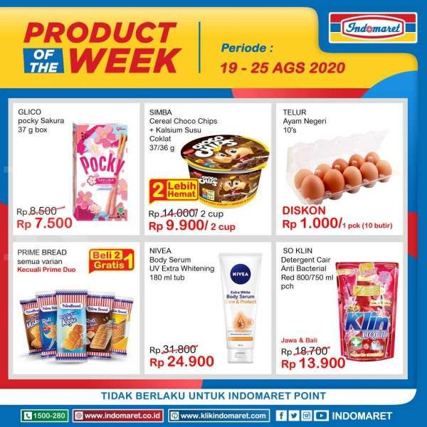 Promo Indomaret Product of The Week 19-25 Agustus 2020