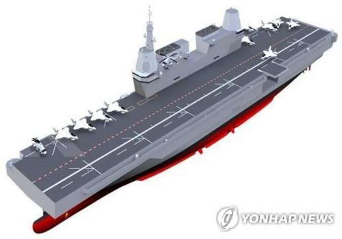 Kapal induk baru Korea Selatan bakal jadi versi mini kapal induk terbaru Inggris