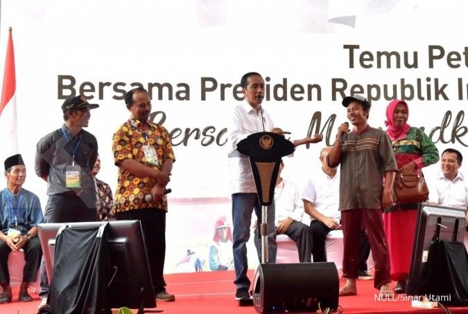 Bertemu petani Lampung, Presiden: Di Lampung baru proses membangun dua waduk