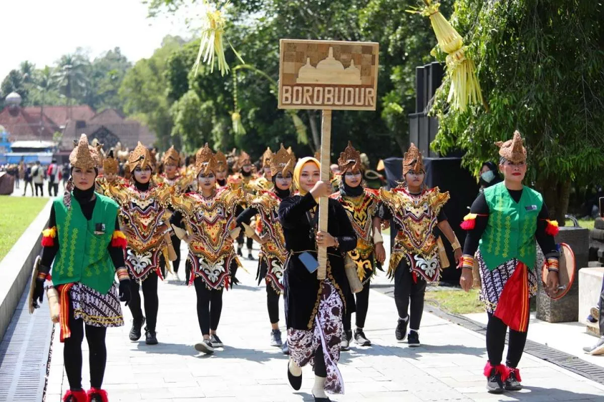Ribuan Masyarakat Borobudur Meriahkan Perhelatan G20 Bidang Kebudayaan