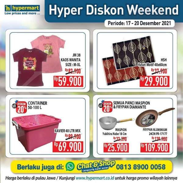 Promo JSM Hypermart di 17-20 Desember 2021