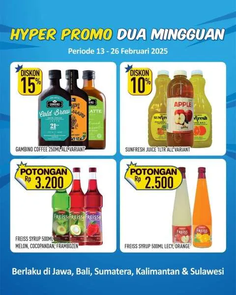 Promo Hypermart Dua Mingguan Periode 13-26 Februari 2025