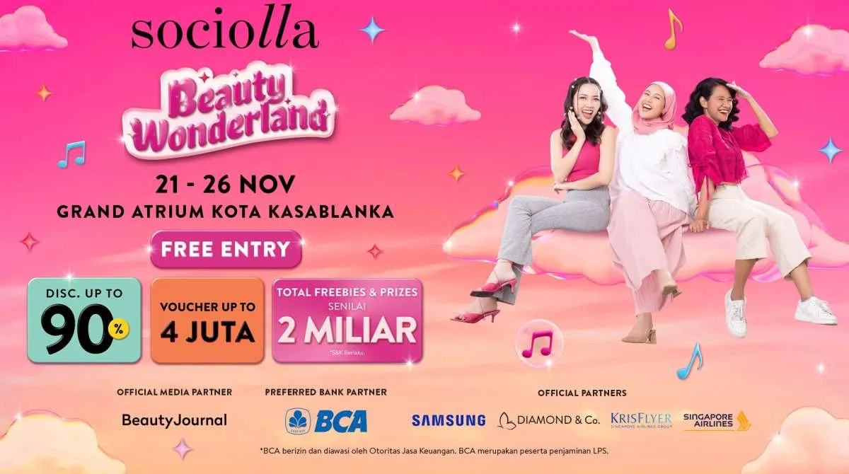 Sociolla Beauty Wonderland 2023 Hadir Lebih Seru, Dapatkan Hadiah Senilai Total Rp 2M