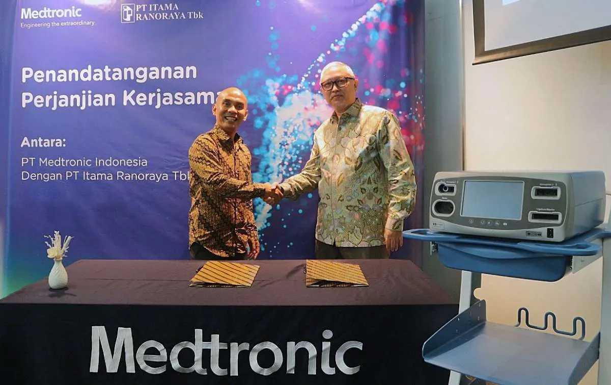 Perluas Pemasaran Produk Alat Kesehatan, IRRA Jalin Kerja Sama dengan Medtronic