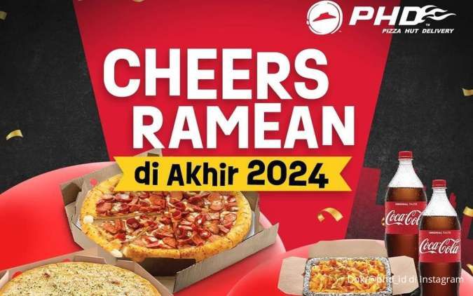 Promo Pizza Hut Delivery Akhir Tahun 2024, Makan Beramai-Ramai Harga Spesial