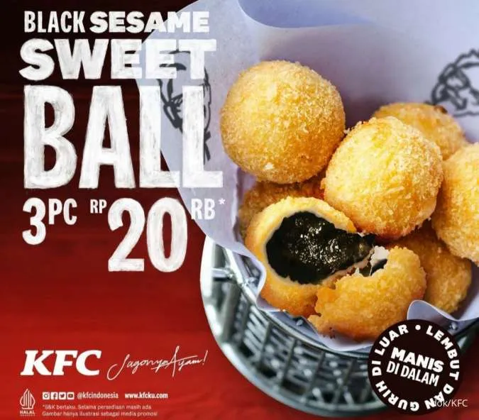 Promo KFC 8 Desember 2022 Black Sesame Sweet Ball 