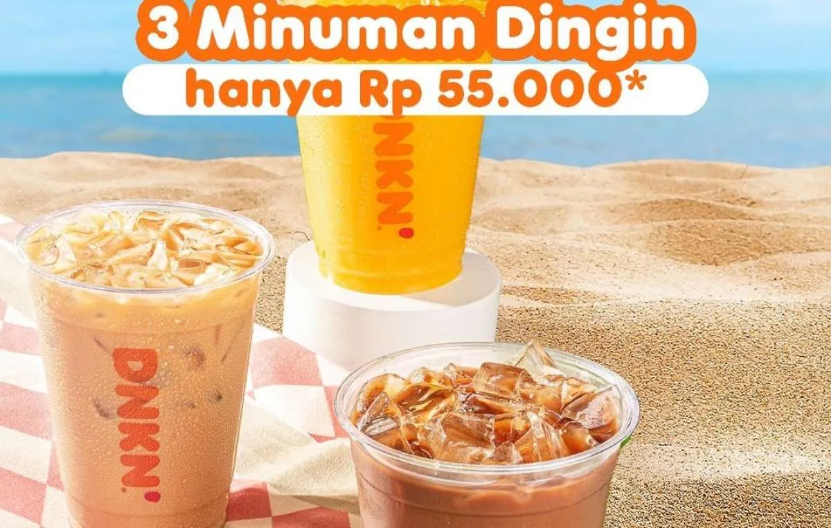 Promo Dunkin 3 Minuman Hanya Rp 55.000 Akan Berakhir Besok, Jangan Melewatkan!