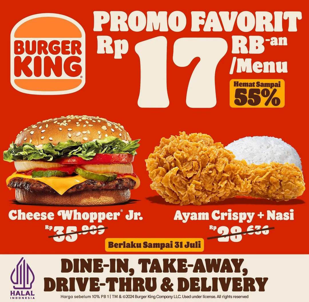 burger king promo favorit