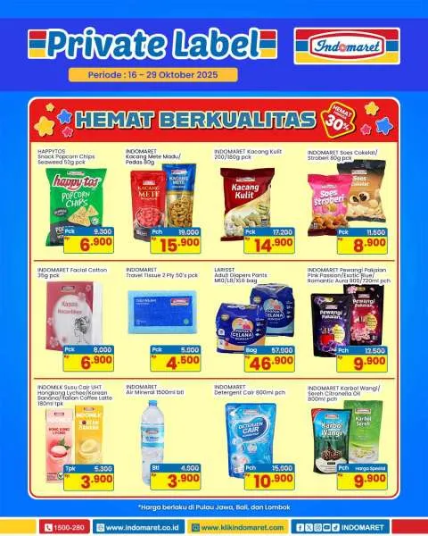 Promo Indomaret Super Hemat Periode 16-29 Oktober 2025