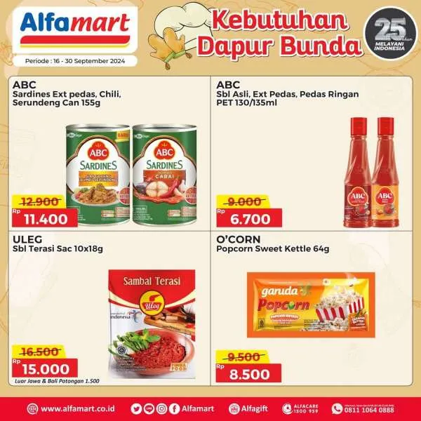 Promo Alfamart Kebutuhan Dapur Periode 16-30 September 2024