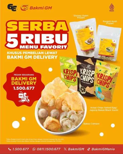 Promo Bakmi GM Eksklusif di App