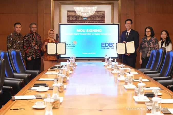 Telkom dan EDB Singapura Perkuat Kolaborasi Infrastruktur Digital Berkelanjutan