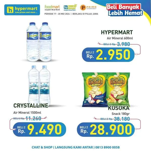 Promo Hypermart Beli Banyak Lebih Hemat Periode 17-20 Mei 2024