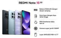 Redmi Note 15: Layar AMOLED 3.200 Nits, Skor AnTuTu 800 Ribuan