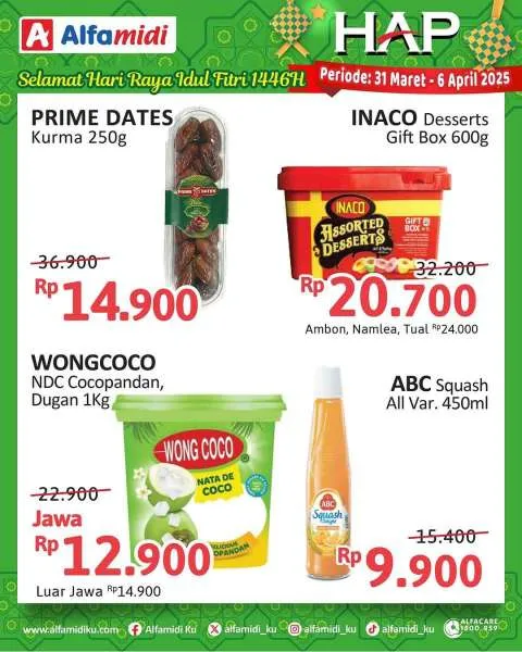 Promo Alfamidi Hemat Satu Pekan Periode 31 Maret-6 April 2025