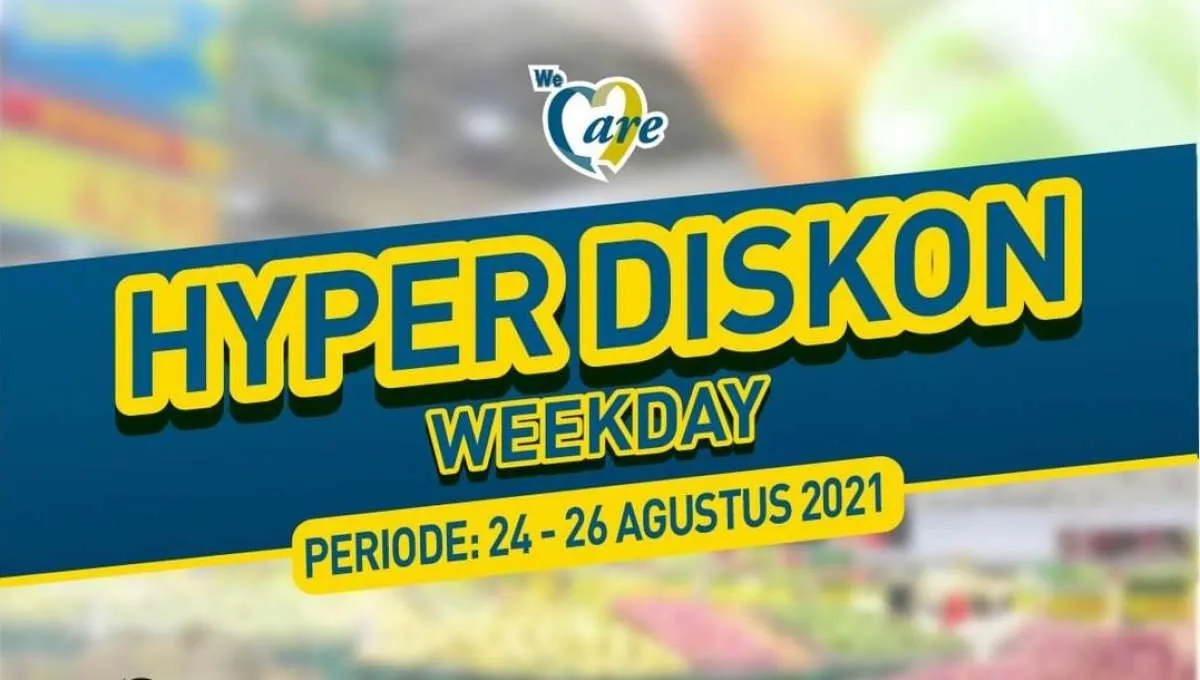 Promo Hypermart diskon weekday 24-26 Agustus 2021, ada banyak potongan harga