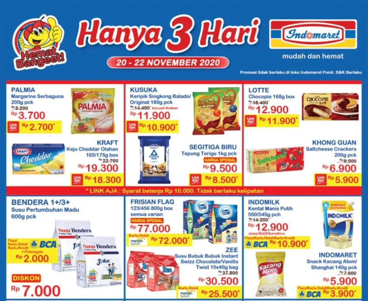 Promo JSM Indomaret 20-22 November 2020, diskon akhir pekan!