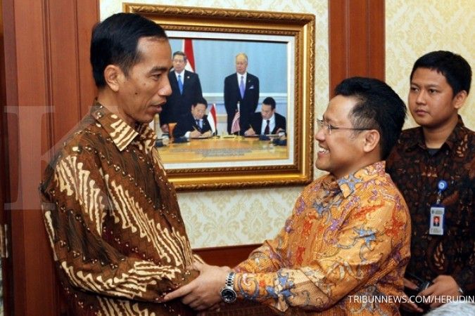 Jokowi: Ada Muhaimin Iskandar, beliau banyak membantu saya