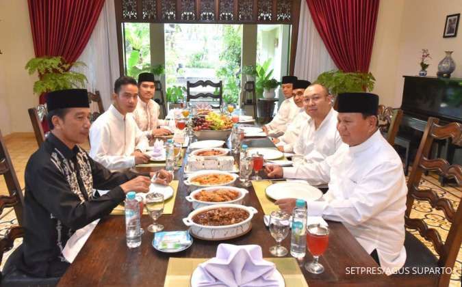 Ditemani Putranya, Prabowo Tiba di Kediaman Jokowi di Solo