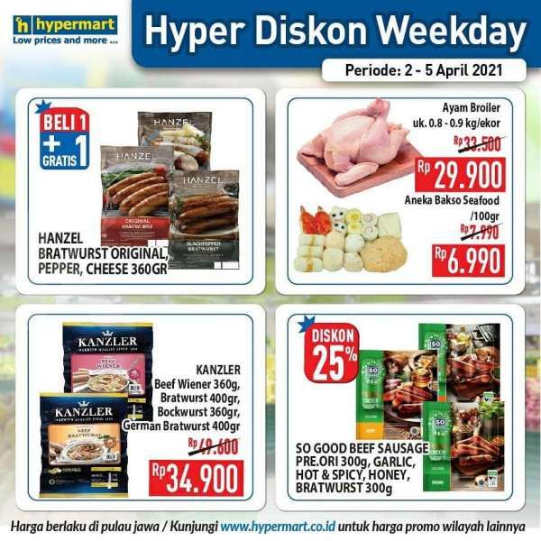 Cek promo JSM Hypermart 2-5 April 2021, ada Hyper Diskon Weekend!