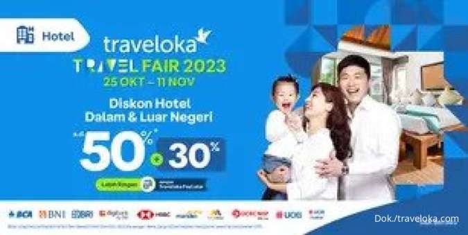 Promo Traveloka Travel Fair 2023, Diskon Hotel Dalam & Luar Negeri Hingga 50% + 30%