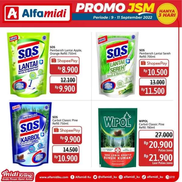 Promo JSM Alfamidi Periode 9-11 September 2022