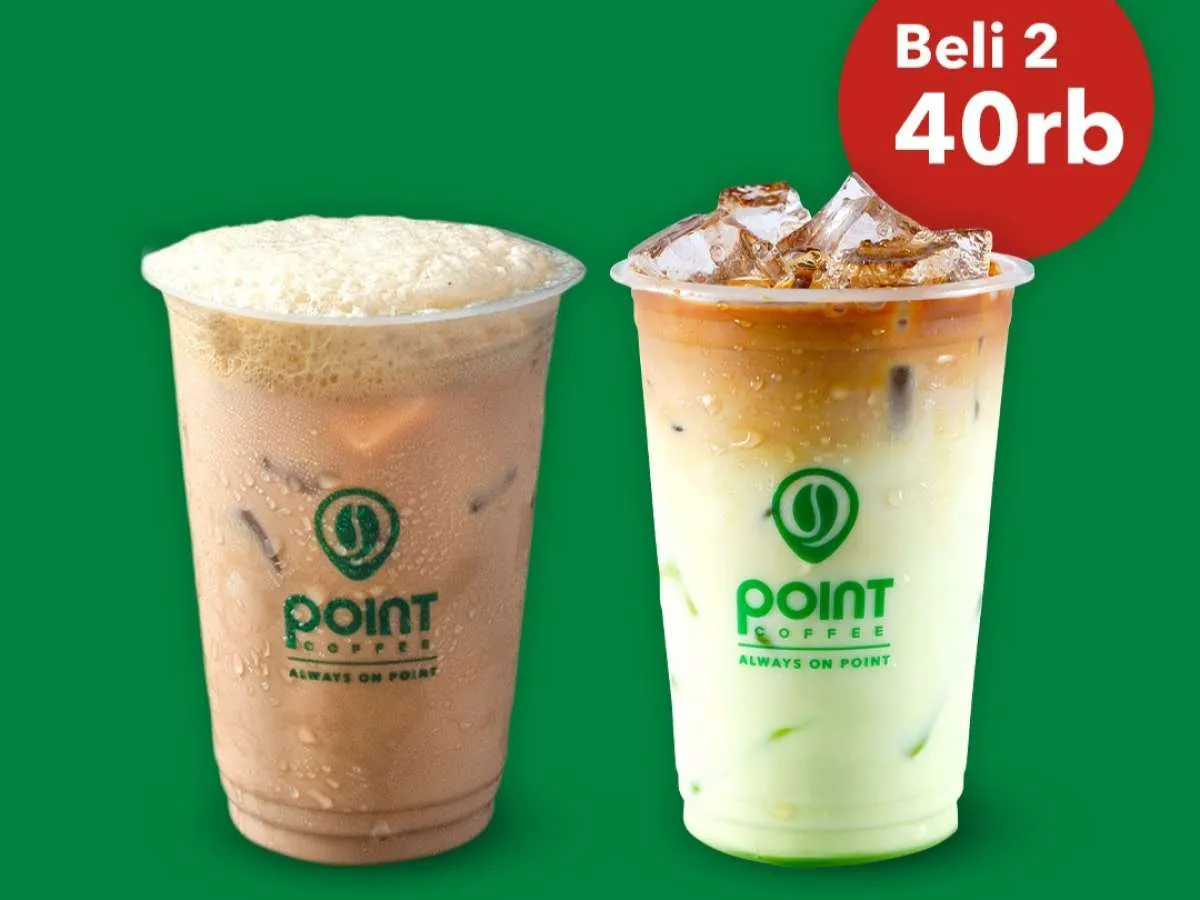 Promo Special Price Point Coffee, 2 Es Kopi Hanya Rp 40 Ribu 