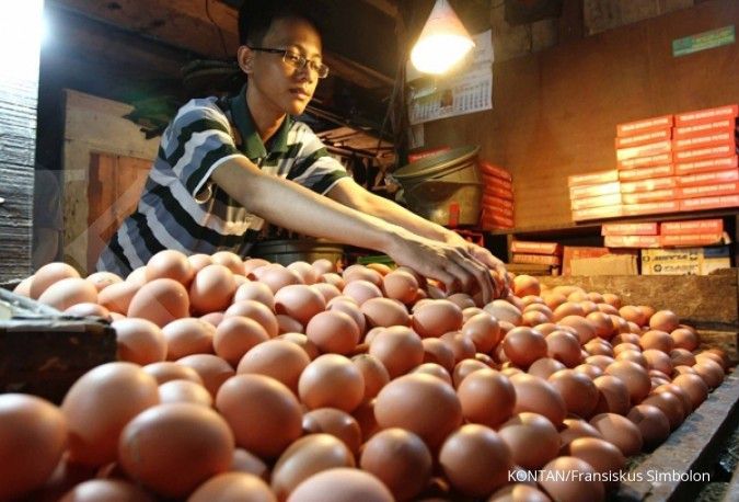 Harga telur dan daging ayam akan naik akhir bulan