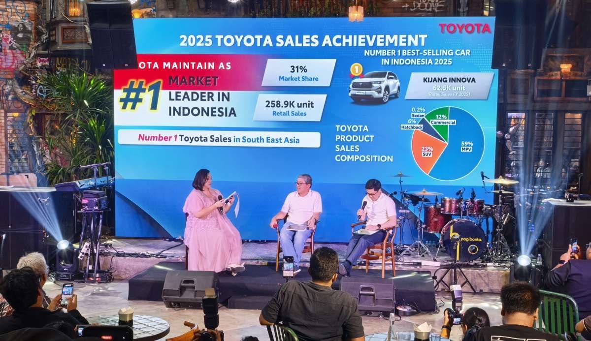 Toyota Kuasai 31% Pangsa Pasar di Indonesia