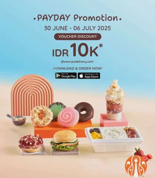 Promo JCO Payday Promotion Voucher Diskon Rp 10.000