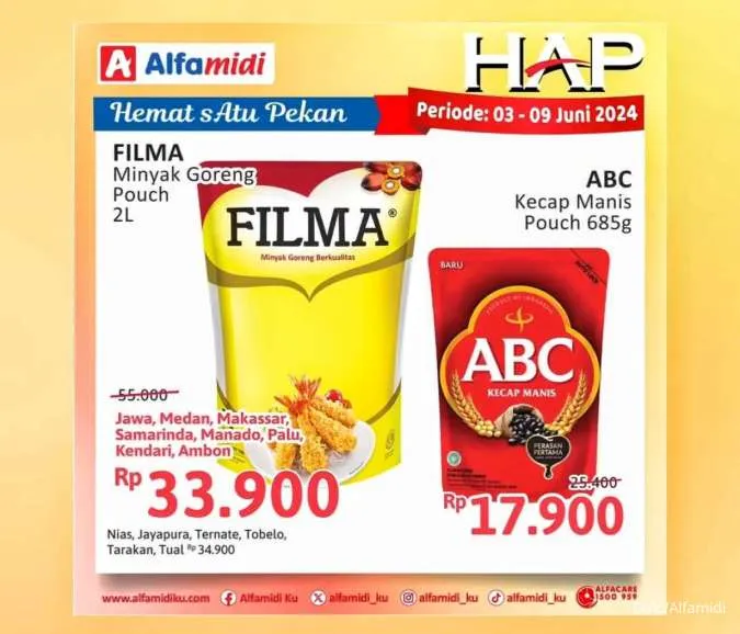 Promo Alfamidi Hemat Satu Pekan Periode 3-9 Juni 2024